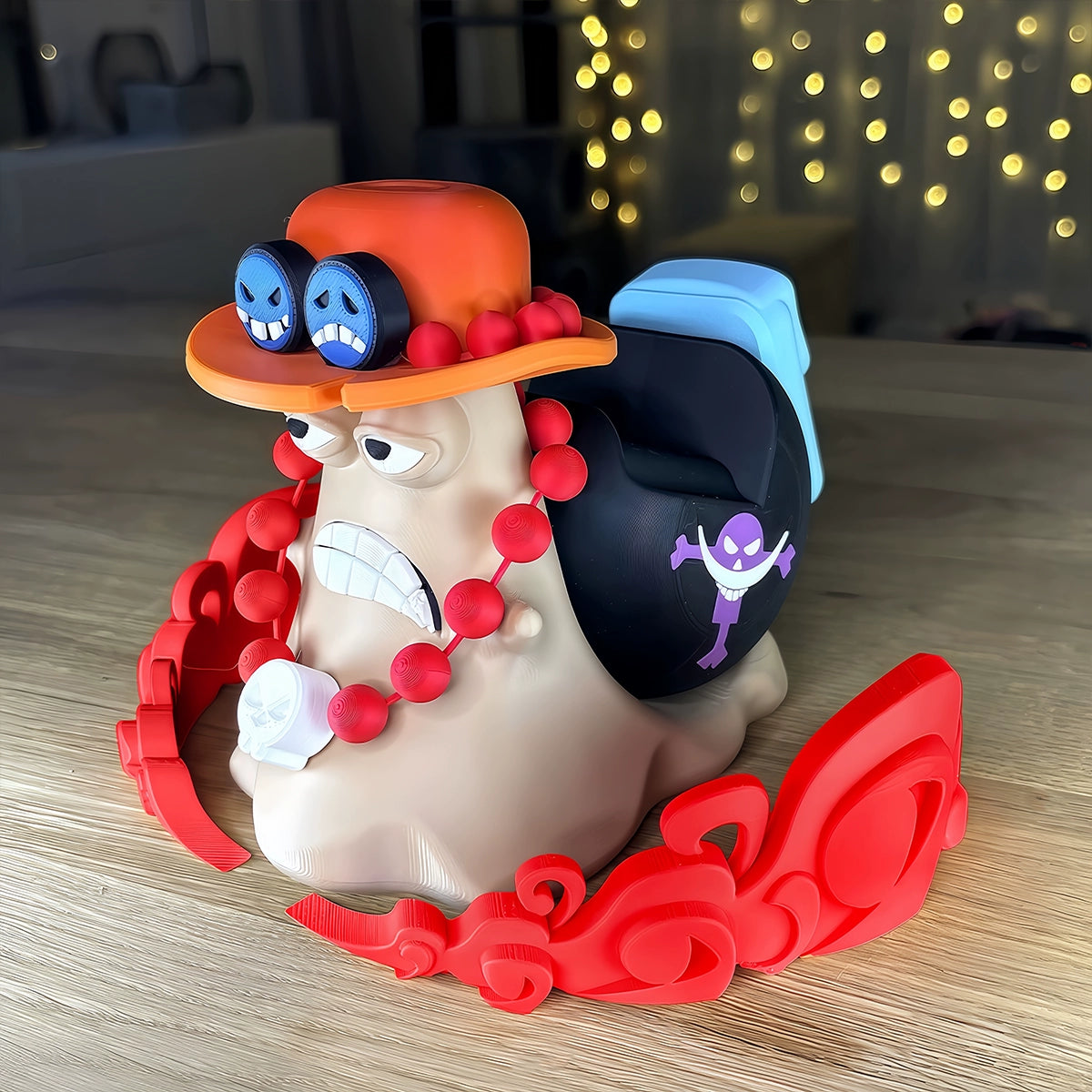 Portgas D. Ace Transponder Snail - One Piece Universal Controller Stand For Playstation PS4 PS5 Xbox Switch Pro Anime Gaming Accessories 3