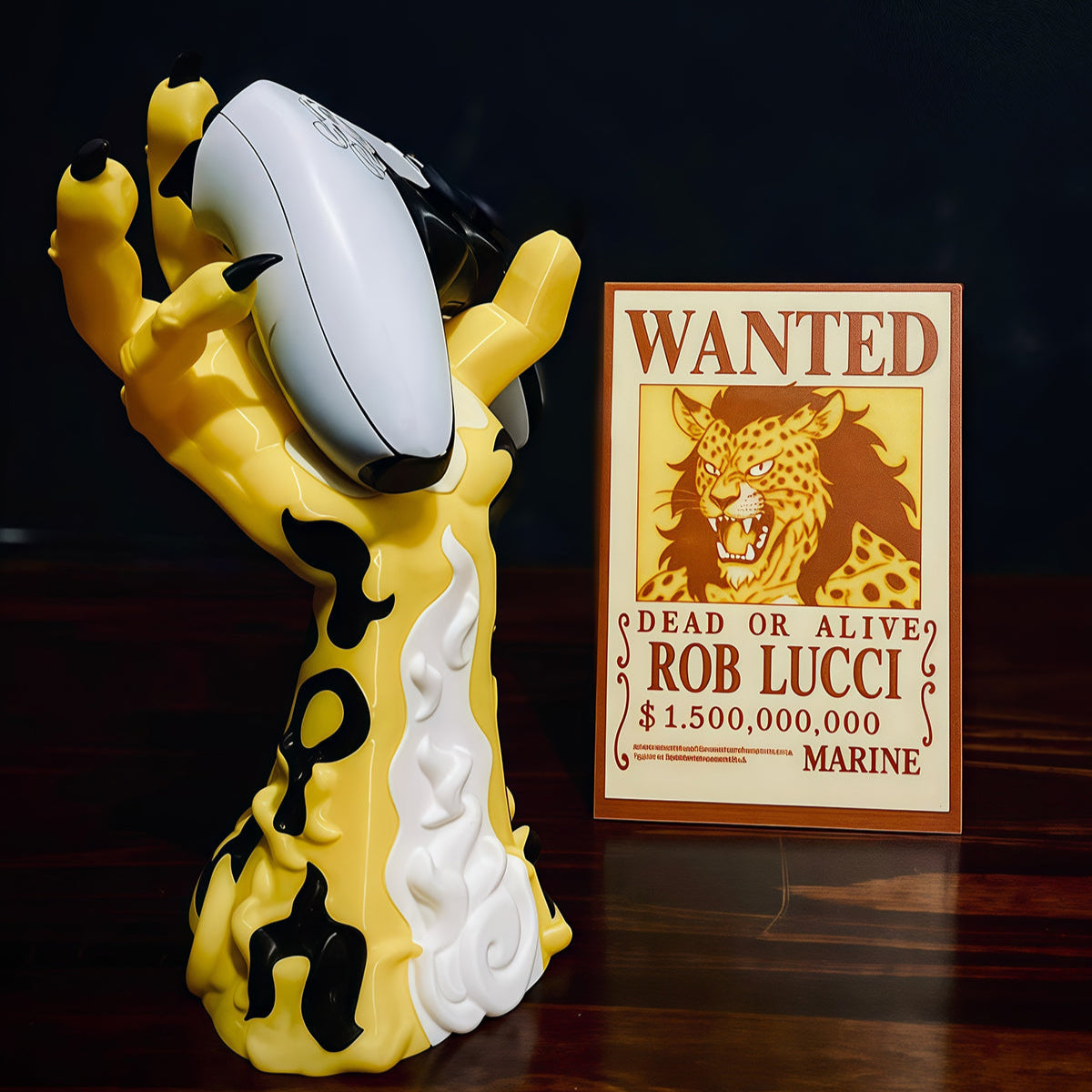 Rob Lucci - One Piece Universal Controller Stand Anime Gaming Accesories Playstation PS5 PS4 Xbox Switch Pro